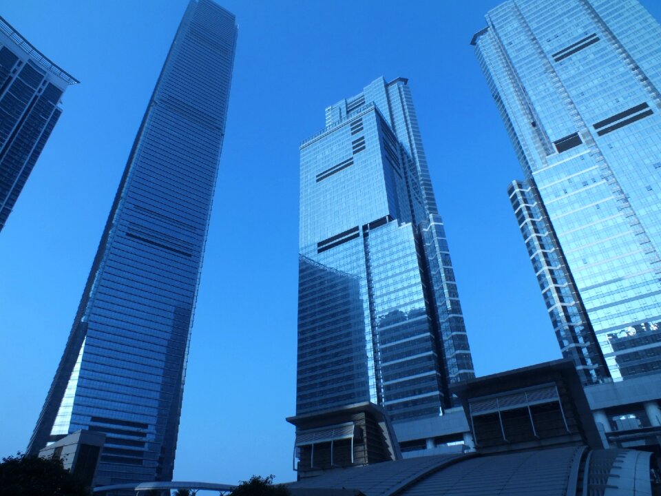 Architecture morning hong kong photo