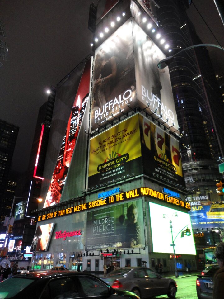 Time square night new york
