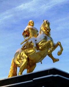 August the strong prince-elector equestrian statue photo