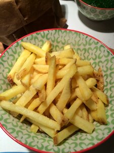 Food french fries lunch photo