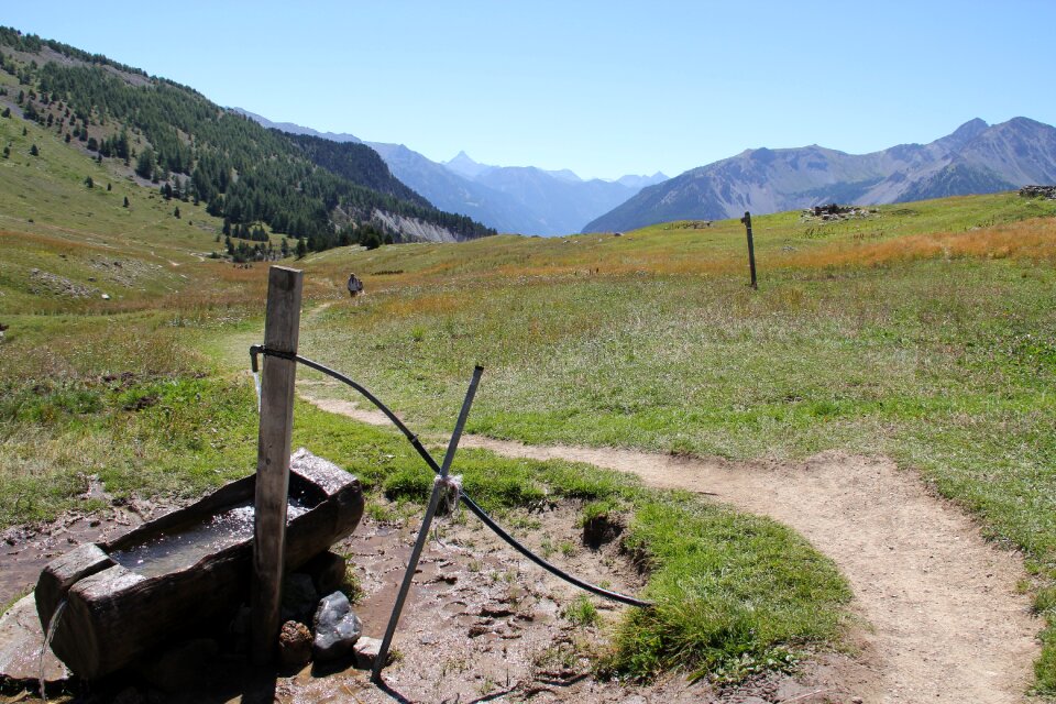 Landscape water source hiking