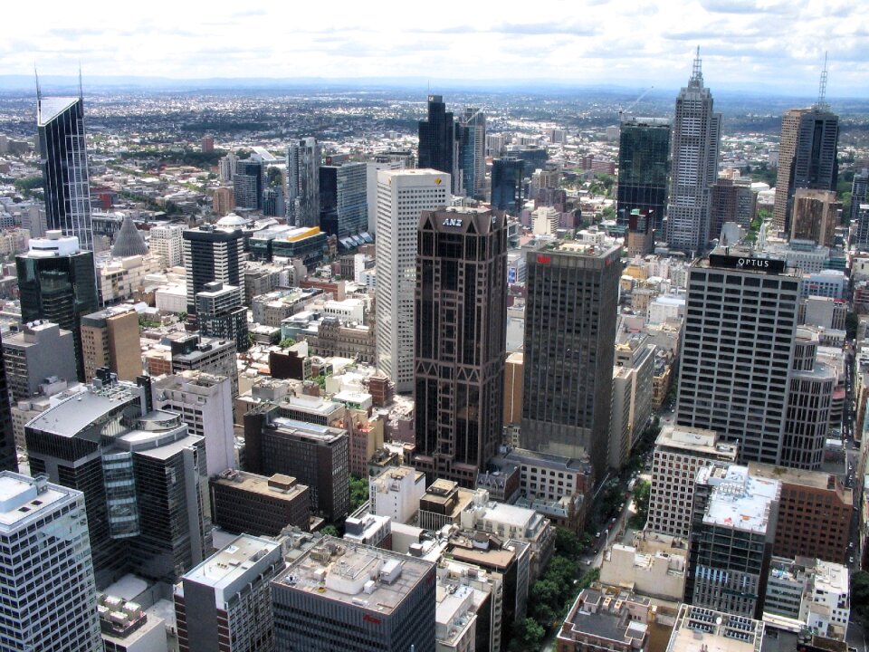 Cityscape business downtown