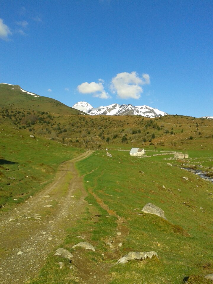 Pyrénées green blue