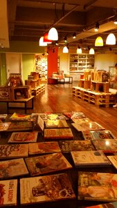 Indoor warm supermarket