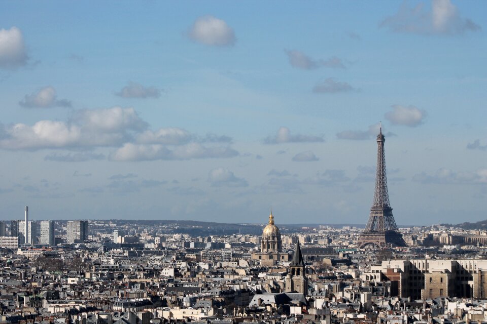 French architecture tower photo