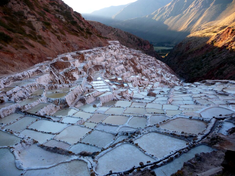 Salt white landscape