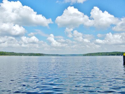 Blue nature landscape