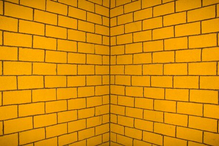 Brick orange stone