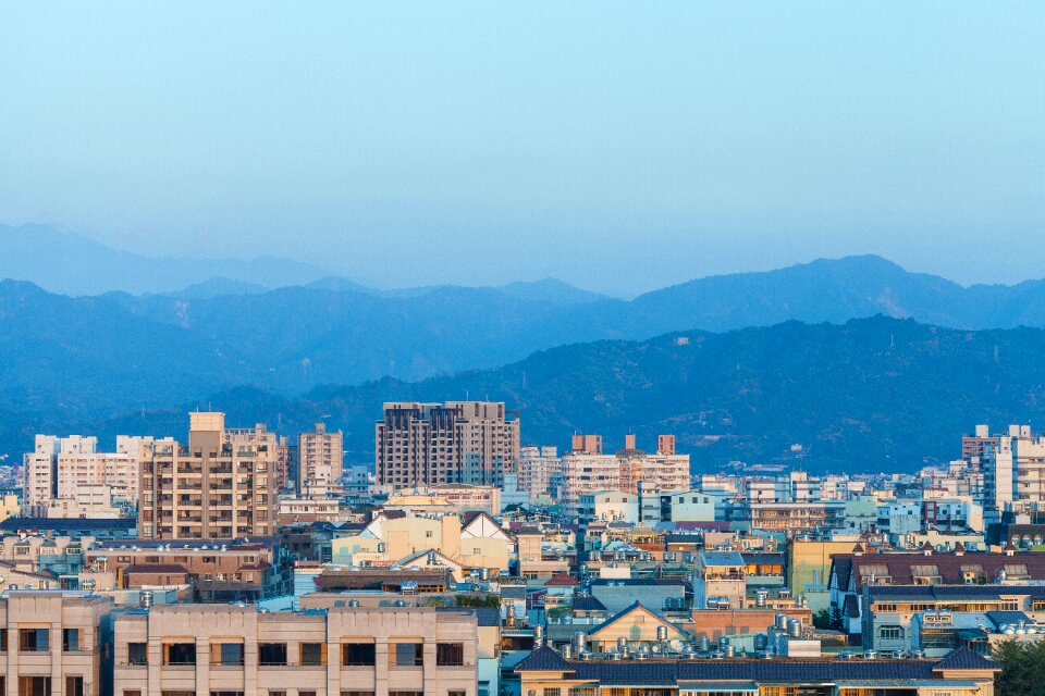 The scenery blue sky taiwan