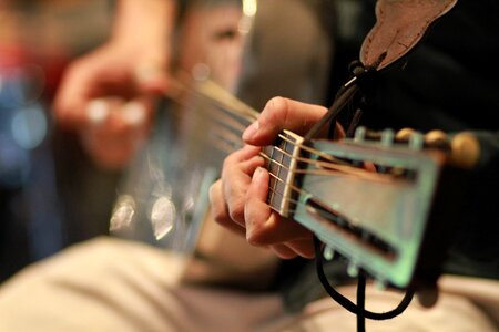 Guitar concert musician