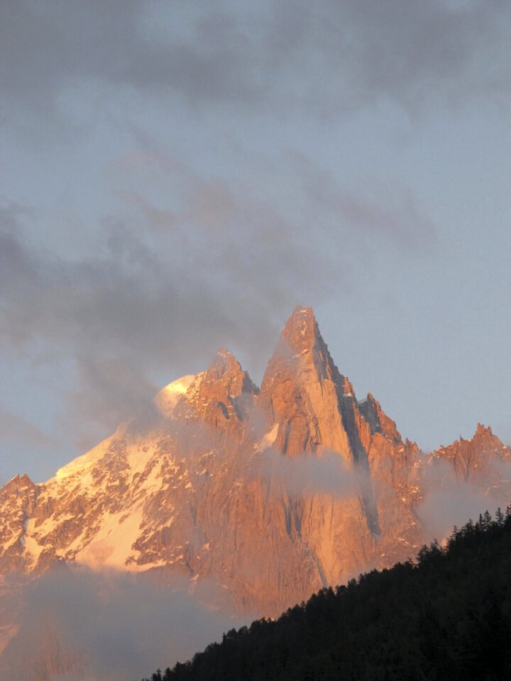 Mountain summit alps