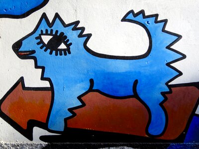 Dog blue cuba photo