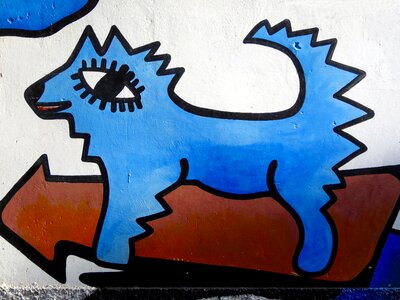 Dog blue cuba