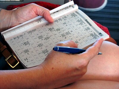 Playing writing hand