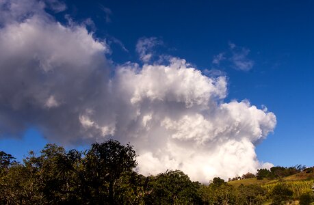 Large blue dramatic photo