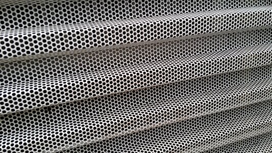 Perforated sheet metal pattern