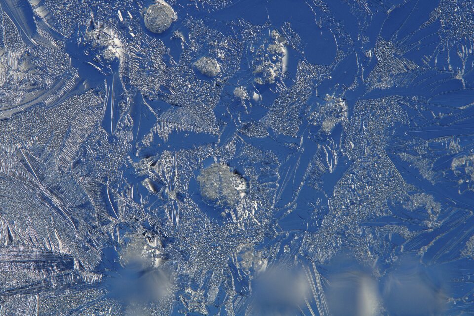 Sky winter frost