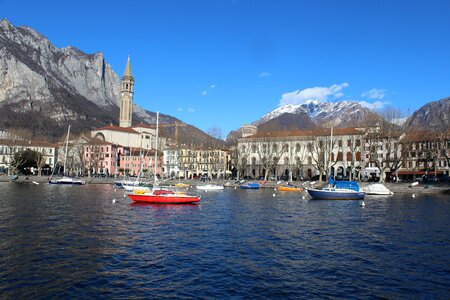 Lake como lombardy italy photo