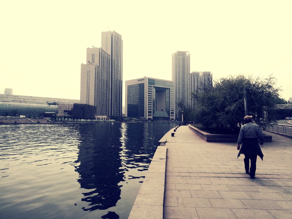 Riverside tianjin bay square river center plaza