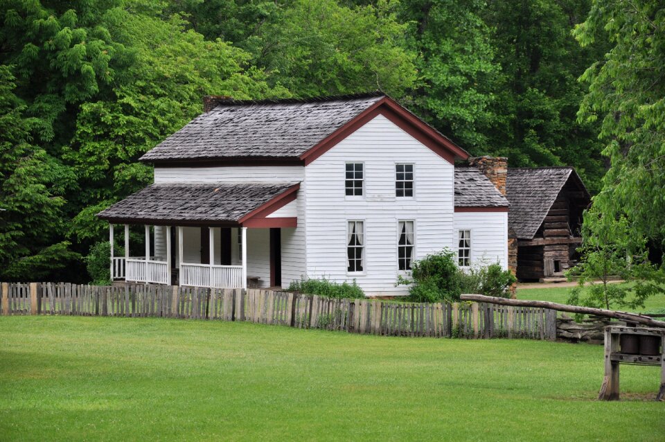 Old house green house
