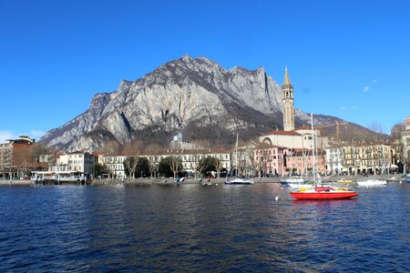 Lake como lombardy italy photo