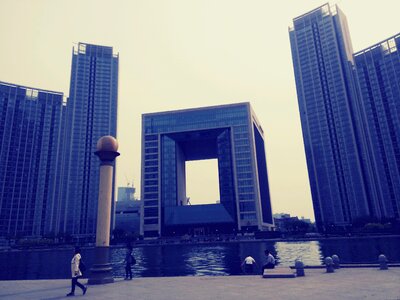 Riverside tianjin bay square river center plaza