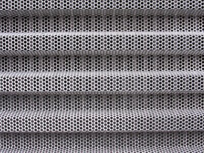 Mudguard perforated sheet metal photo