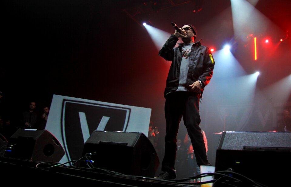 Hip hop microphone music