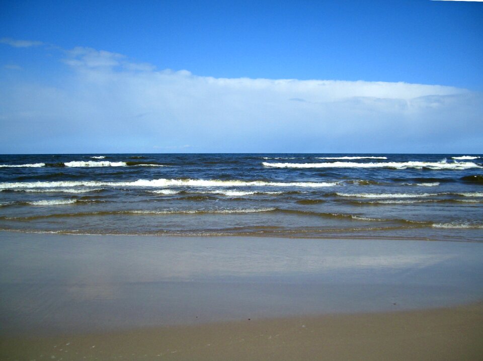Baltic sea beach sand