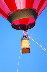 Balloon hot air balloon blue sky photo