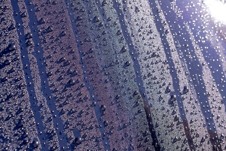 Thaw drop of water liquid