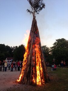 Flame sun midsummer