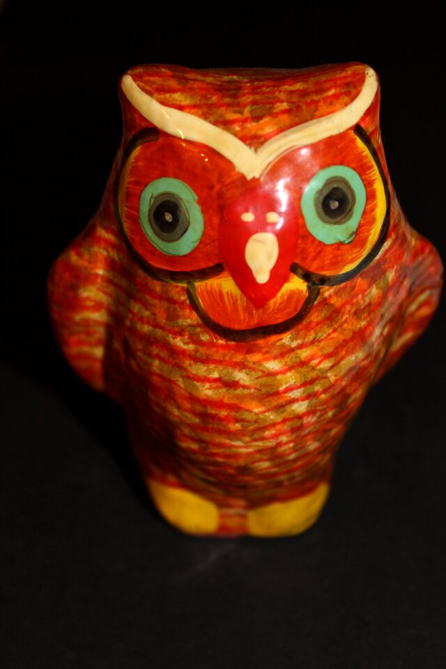 Wood bird decoration