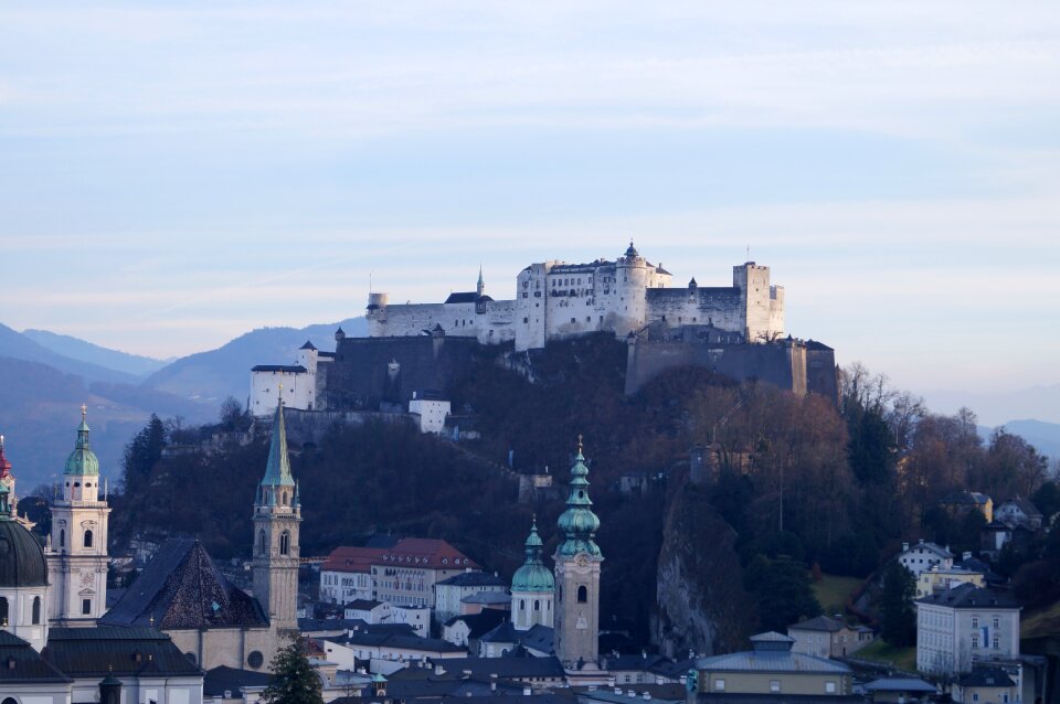 Historic center austria city view