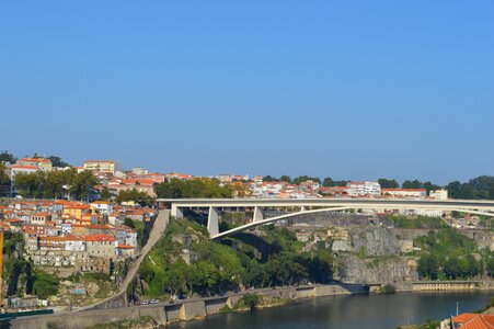 Bridge roofs houses photo