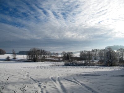 Landscape snow wintry