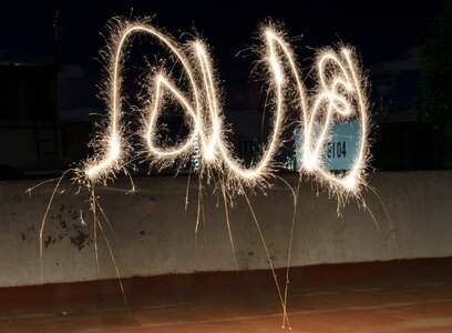 Lights sparks effect