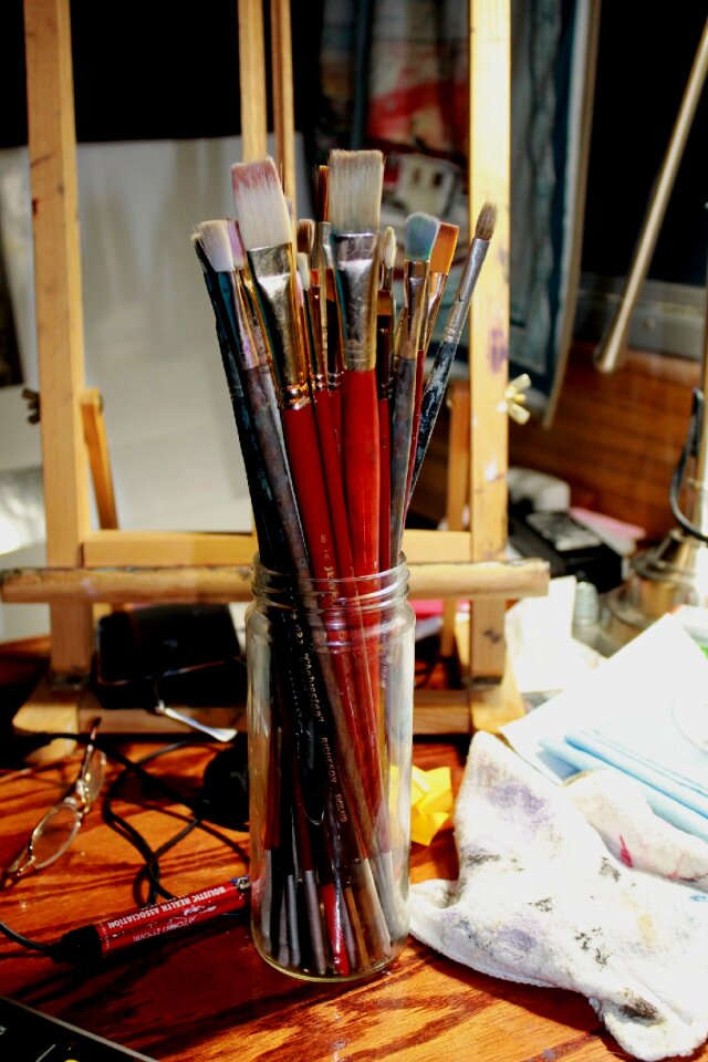 Brushes painting