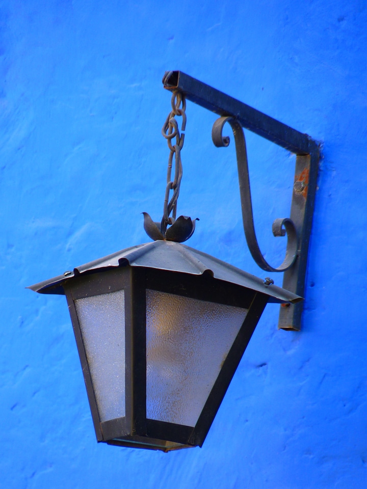 Blue house lighting