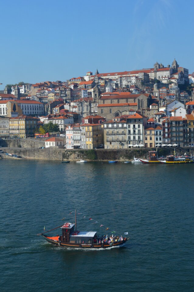 Houses roofs river photo