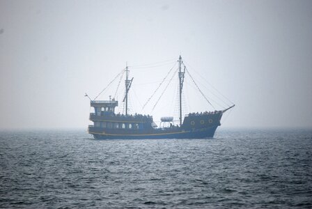 Ship dziwnow sea