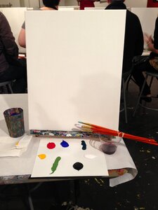 White painting clean