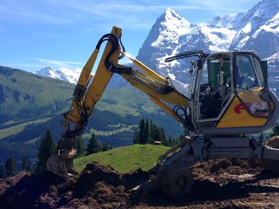 Machine equipment digger