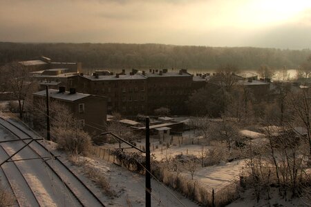 Winter morning winter morning photo