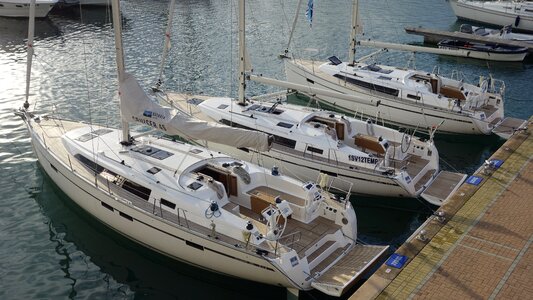 Port water boats