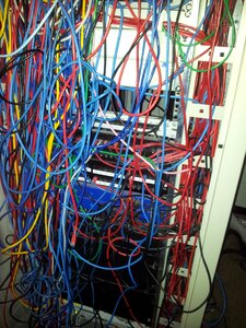 Cabling connection photo