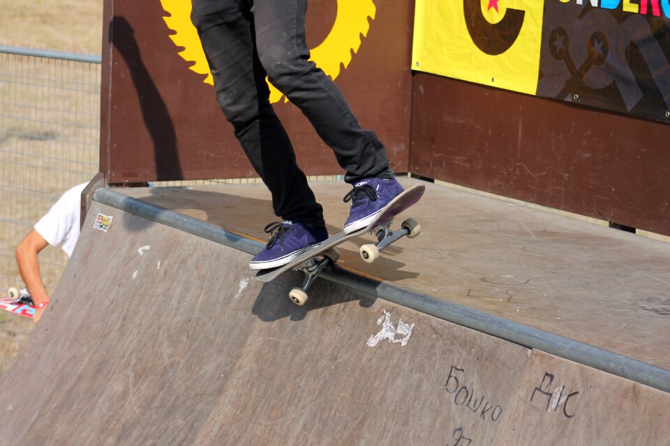 Skater young skateboarding