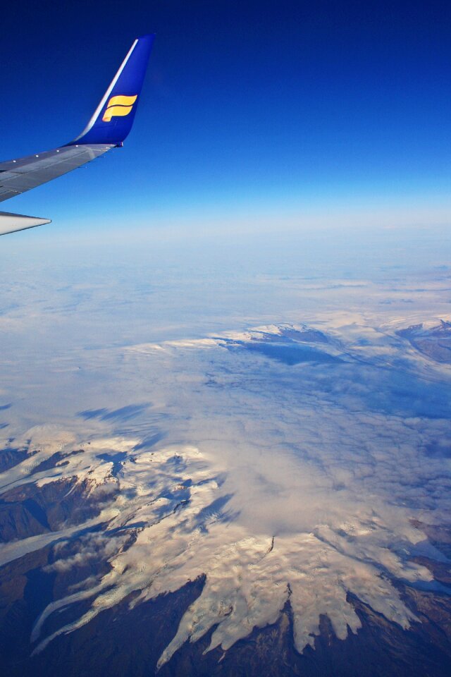 Clouds glacier iceland