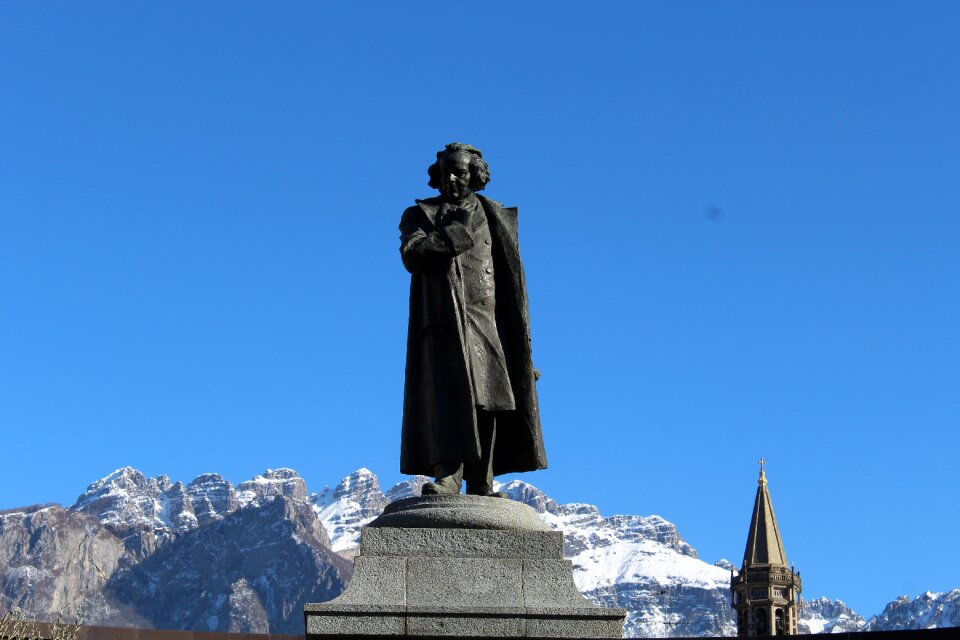 Lecco monument monte resegone