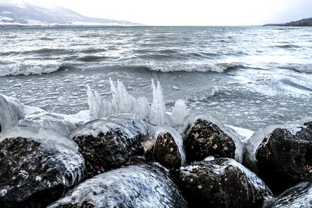 Gel winter lake